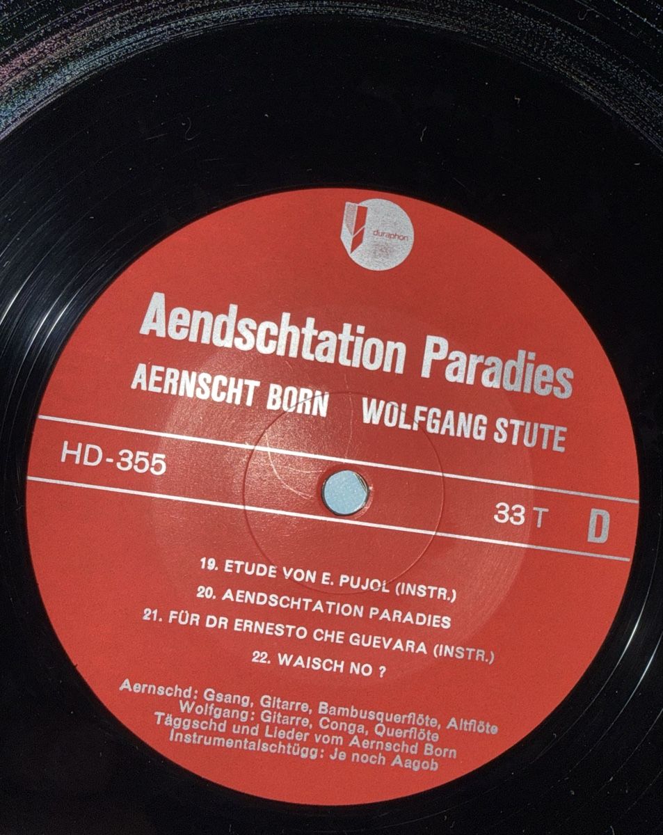 Dischi in vinile: Ändschstation Paradies Aernschd Born Wolfgang Schallplatte – Usato da Goldach venduto da Donpancho 5