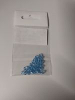 Swarovski Perlen Perles Beads mit Doppelkegel in Aquamarine