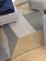 Teppich geometrisches Muster mehrfarbig 
