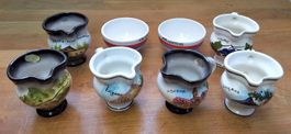 Lot: Boccalino, 8-teilig (mit Beschriftung)