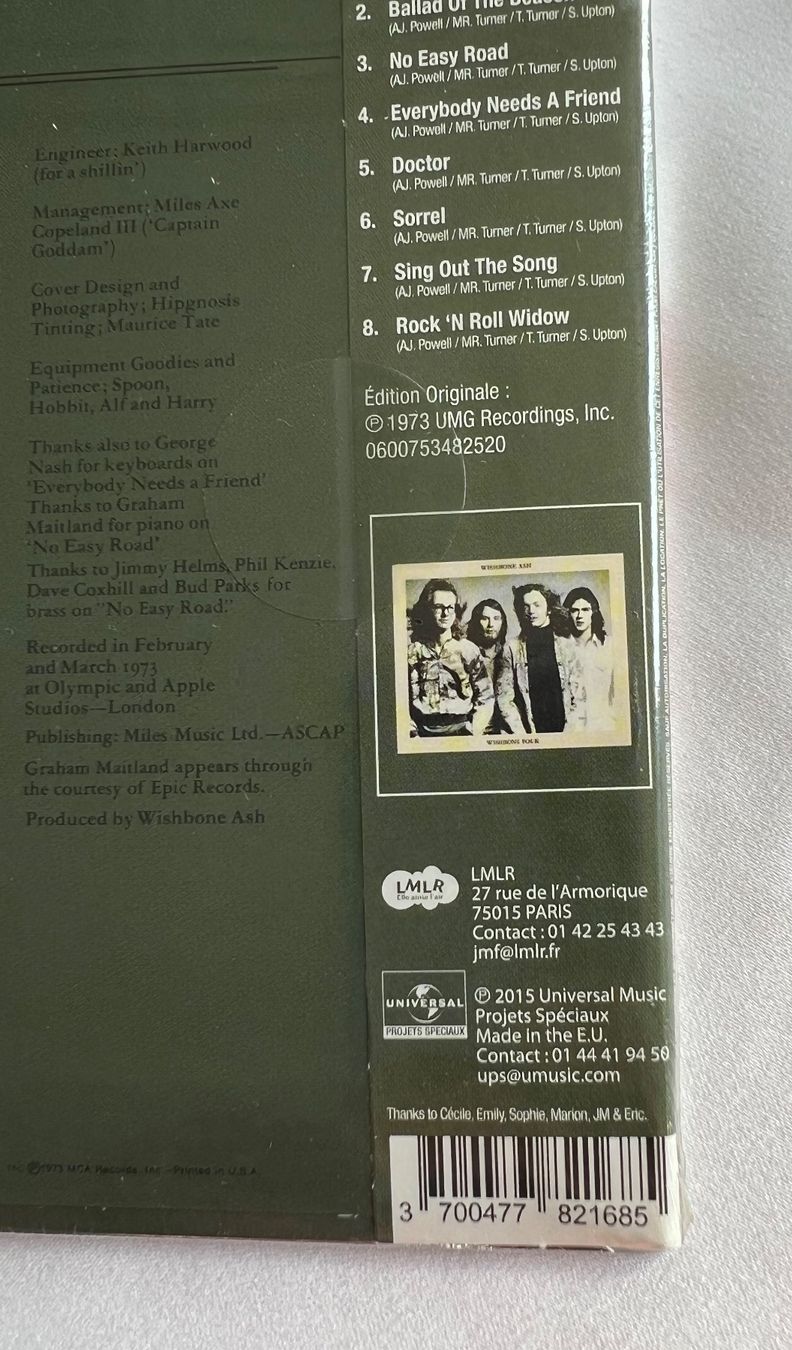 CDs: Wishbone Ash - Wishbone Four / CD, OVP – Neu und originalverpackt aus Schaffhausen von Mond689 2