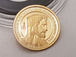 Goldmünze 585/14K "Urkantone Goldkrone 1548"