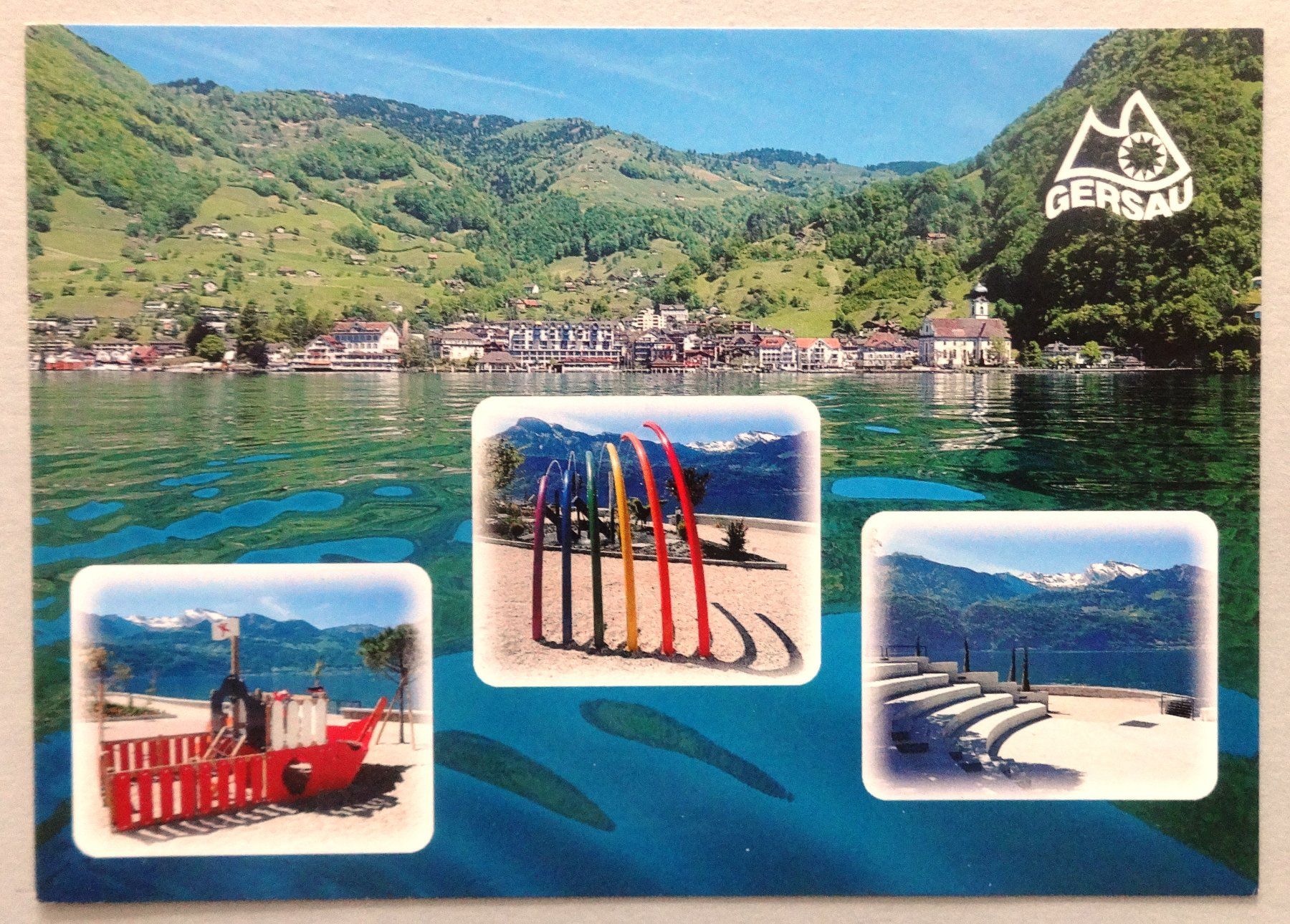 Cartoline postali: Gersau, Vierwaldstättersee – Usato da Fétigny venduto da Billy2miny