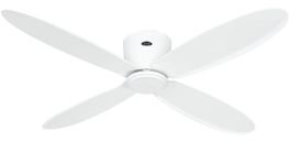 Deckenventilator Eco Plano II - Ø132cm - weiss - mit Leuchte