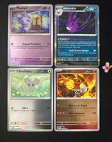 Pokémon 4x Cartes Reverse + Holo ME04 FR
