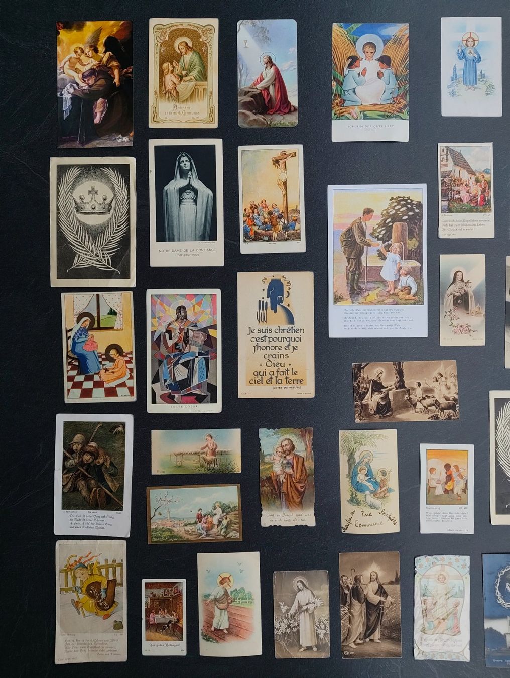 Foto & Immagini: 55x Alte Religiöse Heiligenbilder Sammlung Gebraucht – Usato da Monthey venduto da 19_karen_84 1