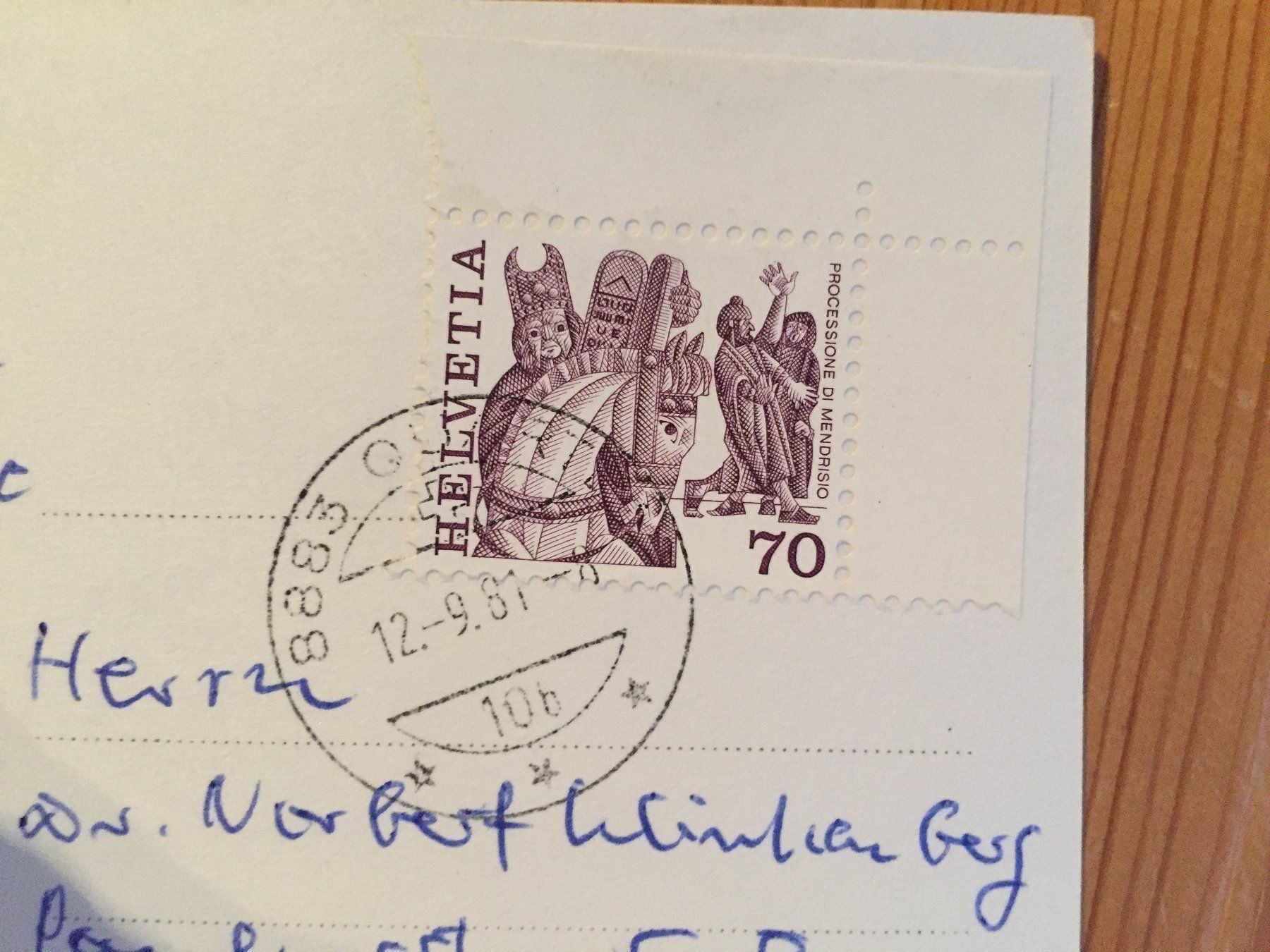 Cartoline postali: Quarten - Neu-Schönstatt - AK 1981 – Usato da Oberuzwil venduto da Henri09 1