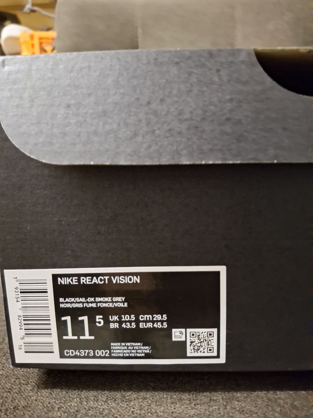 Scarpe da uomo: Nike React Vision D/MS/X Black Purple - US 11.5 - 45.5 – Usato da Colombier NE venduto da nur_9kj9 3