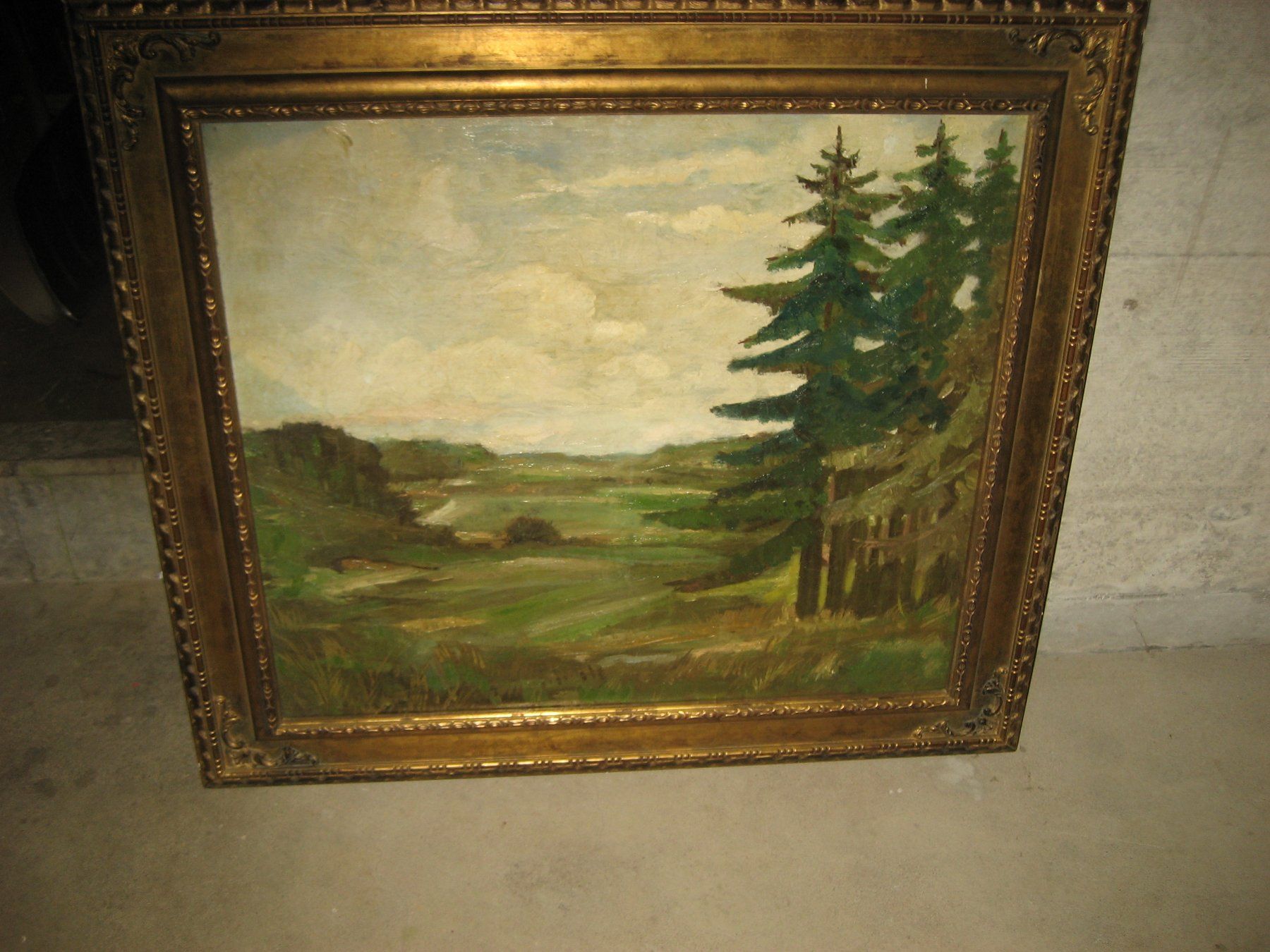 Gemälde: Landschafts-Bild mit Tannen – Neu und originalverpackt aus Urtenen-Schönbühl von Caravaggio5 4