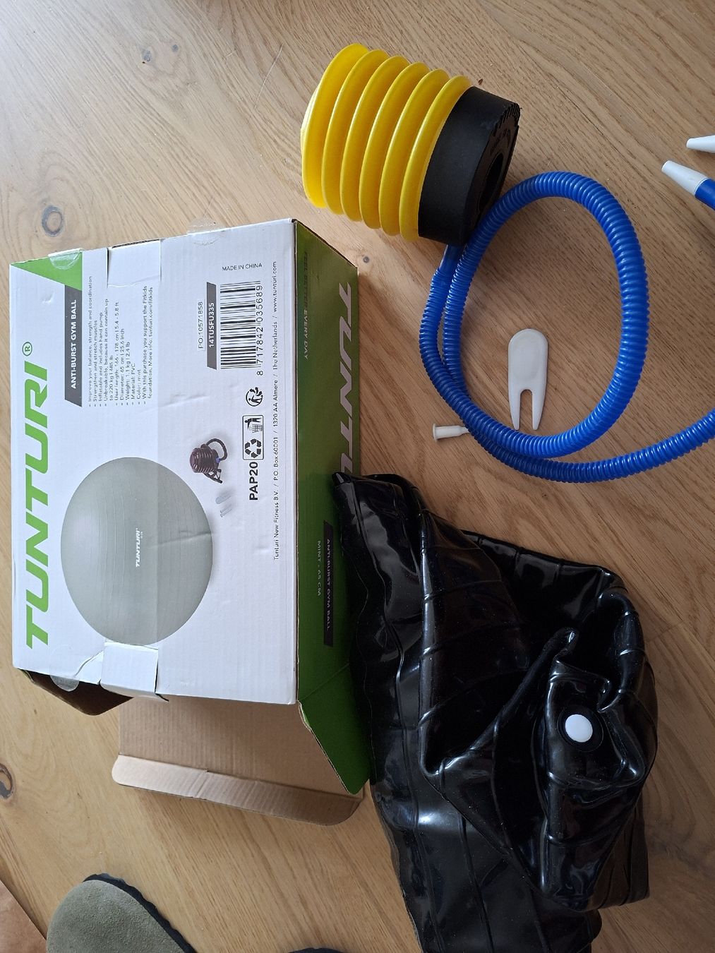 Tunturi Hometrainer: TUNTURI Gym Ball Sitzball – Nuovo (secondo la descrizione) da Oberengstringen venduto da Pepper6 1