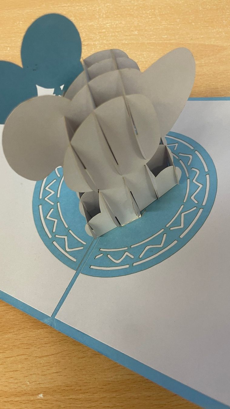 Cartoline: 3D Pop-Up Karte Elefant mit Ballonen – Nuovo (secondo la descrizione) da Glattfelden venduto da cybermaxx 3