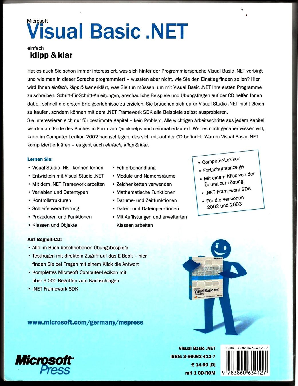 Bücher: Handbuch Visual Basic. NET Microsoft einfach Klipp &klar – Neu (gemäss Beschreibung) aus Lenk im Simmental von Ruedauph 1