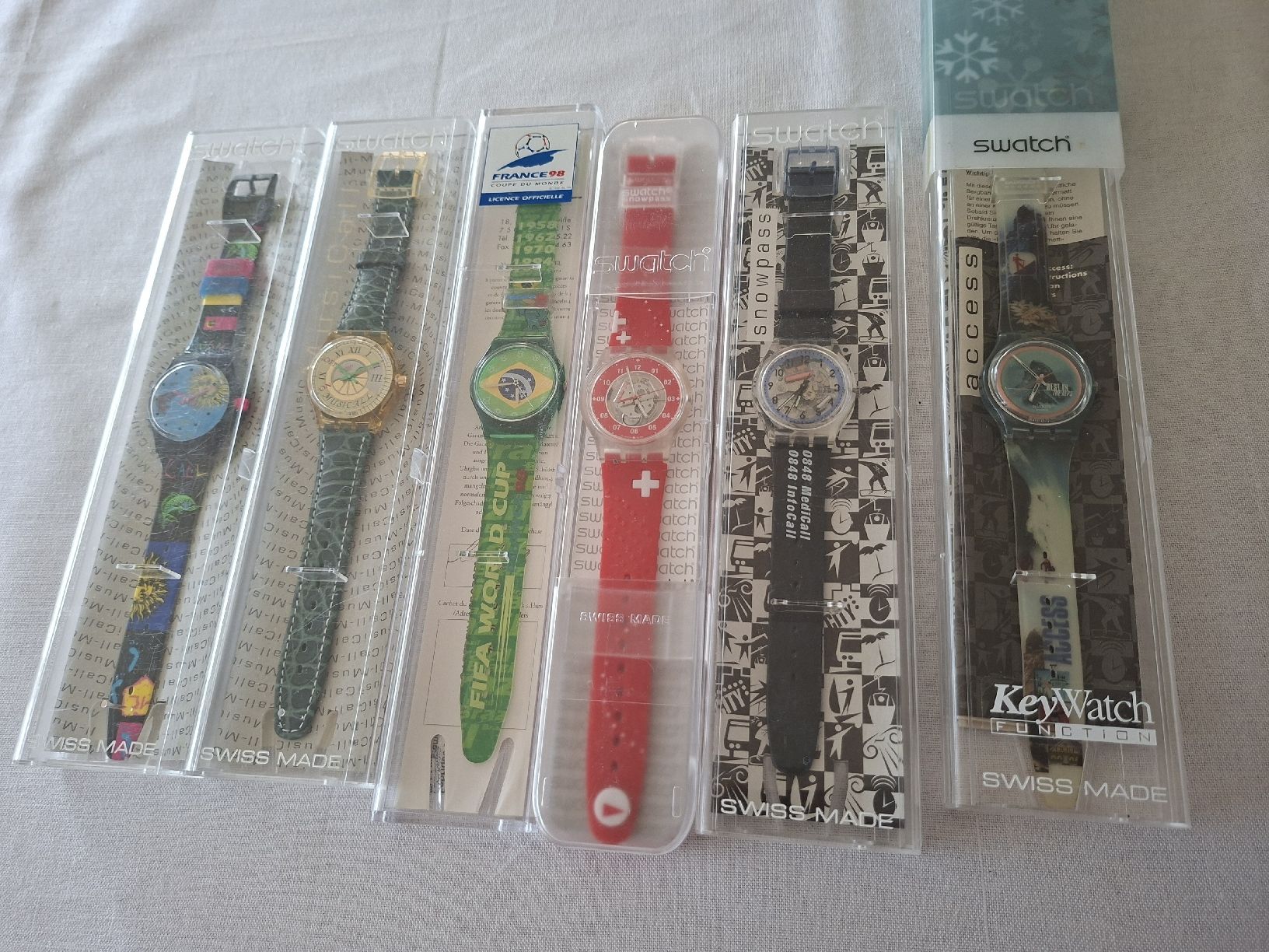 Swatch Orologi: Swatch Uhren diverse 6 Stk.  – Usato da Spiez venduto da -37- 1