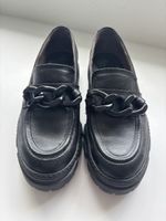 Paul Green Loafers Damen schwarz Kettendekor Grösse 38