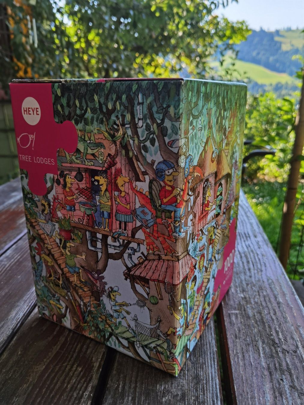 Puzzles: Heye Puzzle 1000 Stücke,  Tree Lodges – Neu (gemäss Beschreibung) aus Goldingen von YouAreMySunshine