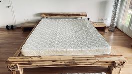 Bett inkl. Rost und Matratze 160/200