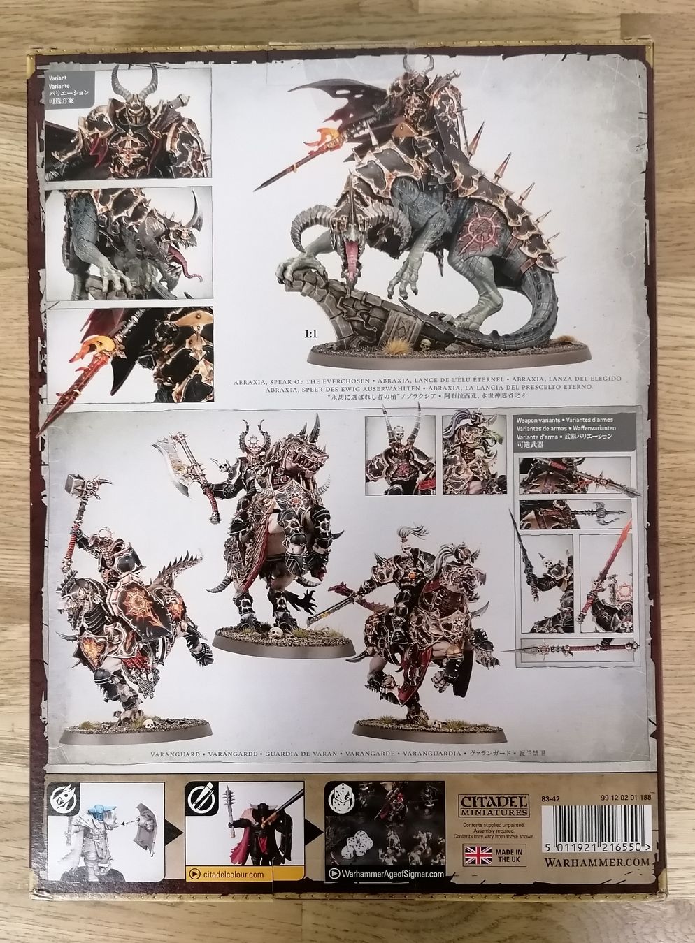 Kit di modellismo & Modellini statici: Warhammer AoS Abraxia's Varanspear – Nuovo e nell'imballaggio originale da Hilterfingen venduto da Krimskramsel 1
