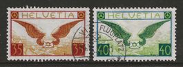 1929 : Flugpost Nr. F14 + F15, KP 205.--