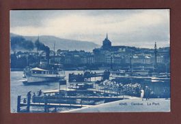 GENEVE - Le Port - Bateau CGN - 1932