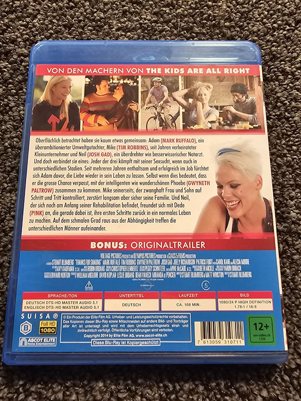 Alle DVDs: Thanks for Sharing Blu-ray – Gebraucht aus Ruswil von jan_bxl5 1