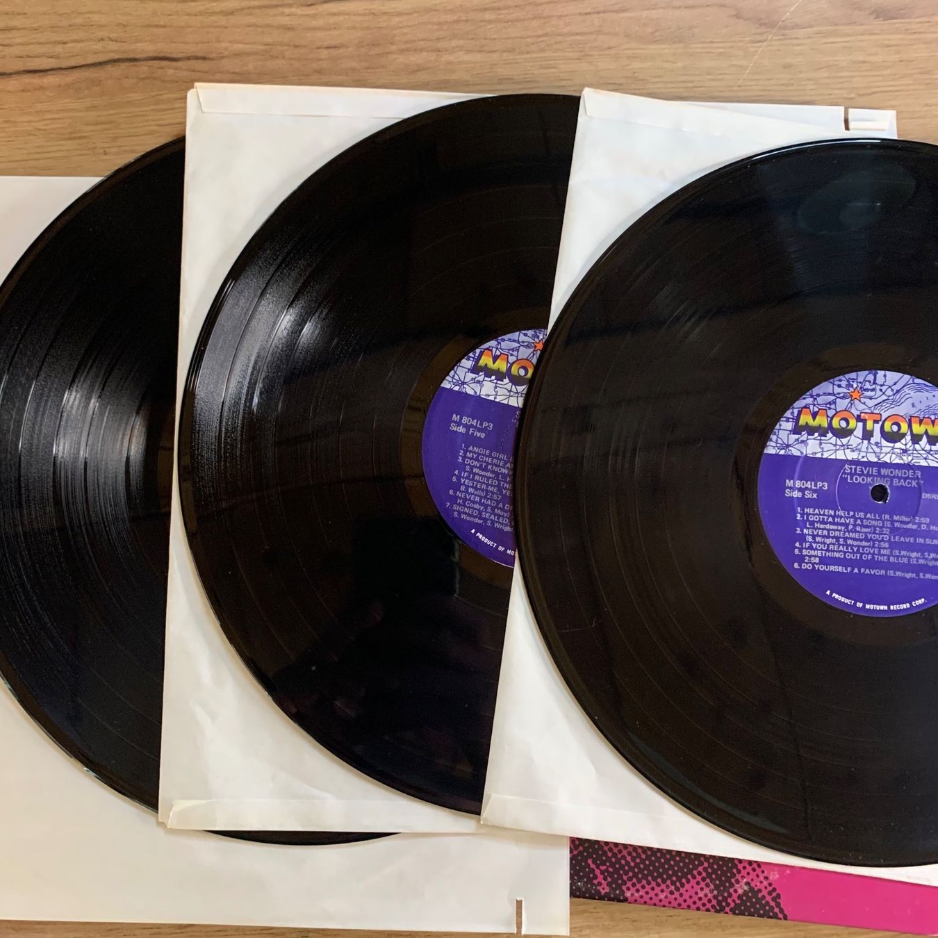 Vinyles: Stevie Wonder – Looking Back...COMPIL US 1977...VG+/VG+ – D'occasion à Gals par Diskopatshop 4