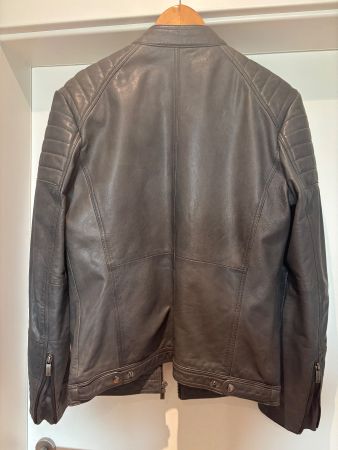 Neuwertige Navyboot Herren Lederjacke Size S/M