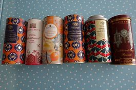 6 Guetzli Dosen leer -GB: Highgrove Fortnum & Mason Whittard