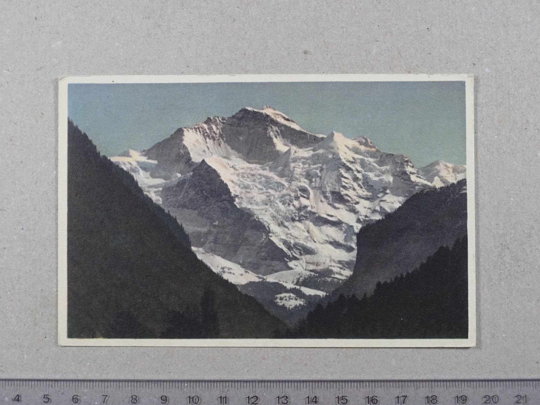 Ansichtskarten: Interlaken, die Jungfrau – Gebraucht aus Lenzburg von fh1