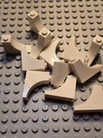 Lego 12x Bogenstein 1x3x2 invers (18653) weiss