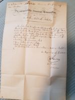 Friedrich Frey-Herosé, 6. Bundesrat, Original-Autogramm