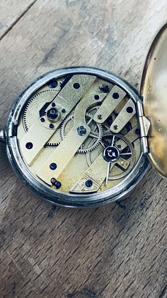 Uhren: Montre de poche échappement à cylindre – Gebraucht aus Les Breuleux von mh323 3