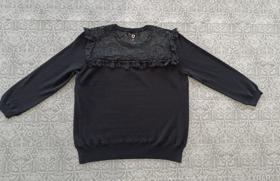 Twinset Maglioni & Felpe: Twinset Pullover mit Spitze, schwarz, Gr. S, neuwertig – Nuovo (secondo la descrizione) da Hergiswil NW venduto da pol_9dl8 1
