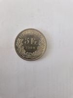 Moneta 5 Fr. Helvetia 1982 1882-1982 Gotthard