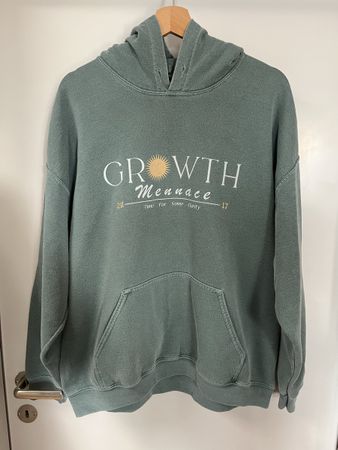 Grüner Menance Hoodie Grösse L
