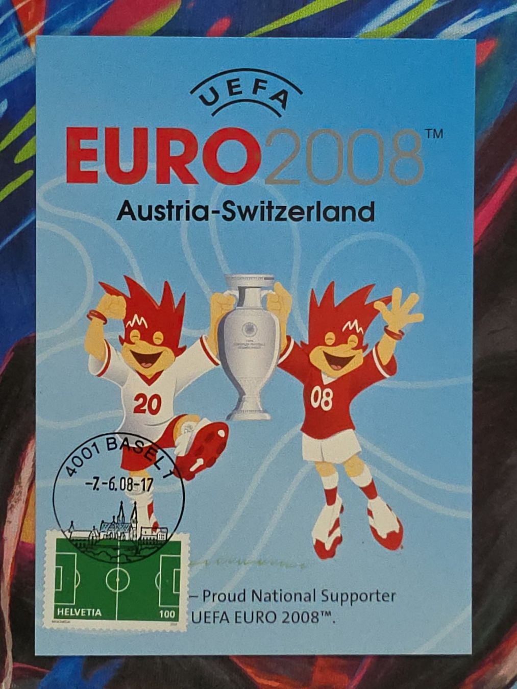 Cartoline postali: CL26 Carte Postale + Timbre Suisse 2008 – Usato da Cousset venduto da Patrick_Collections