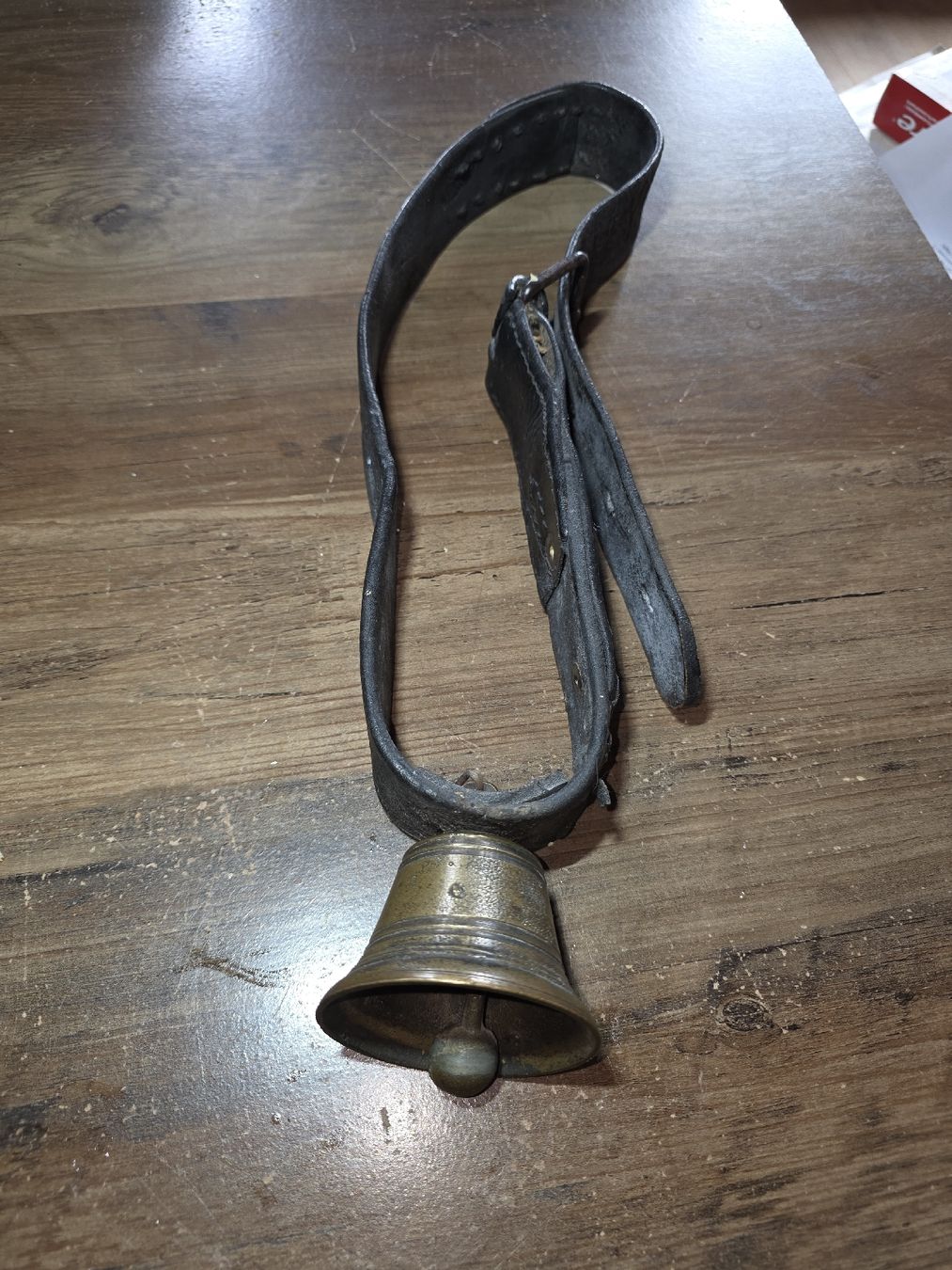 Campanacci mucche: Ziegenglocke Glocke mit Lederhalsband – Usato da Grossaffoltern venduto da kaefer14 4