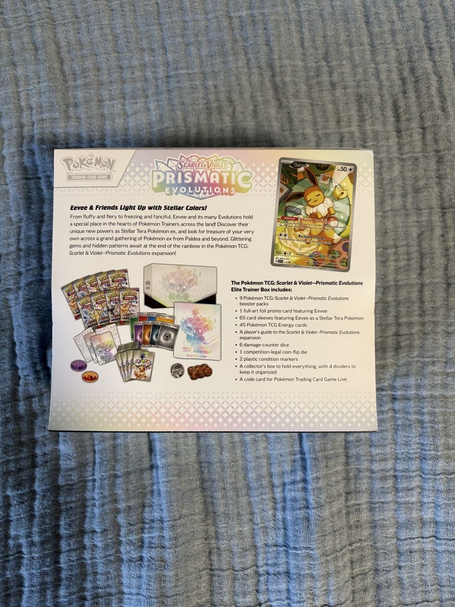 Cartoline: Prismatic Evolutions ETB – Nuovo e nell'imballaggio originale da Marthalen venduto da Cre_r2pb 1