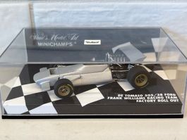 Voiture miniature Minichamps De Tomaso 505/38 Ford argent