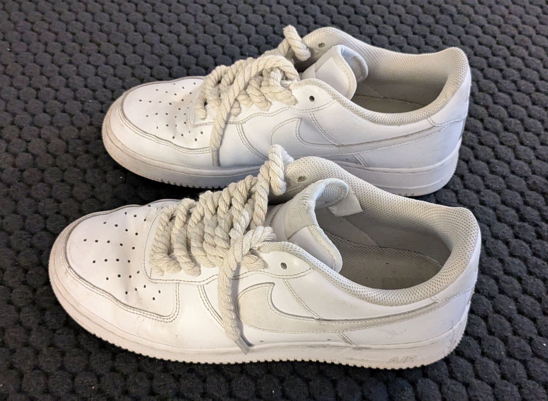 Scarpe da uomo: Nike Air Force 1 Weiss Rope Lace – Usato da Zürich venduto da vukzh