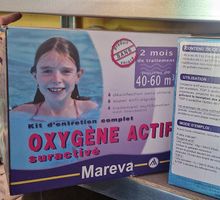 Piscine kit entretien par Oxygène actif suractivé 
