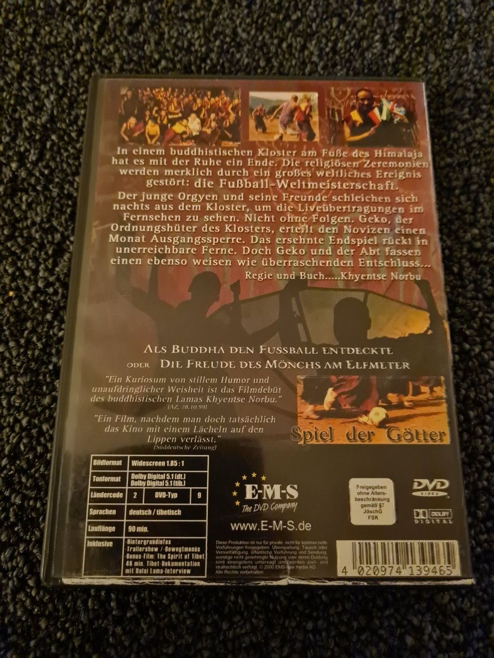Tutti i DVDs: SPIEL DER GÖTTER(7296) – Usato da Ruswil venduto da Ruck.Zuck. 1