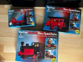Fischer Technik Bau-Spiel-Bahn 3 Packungen für Spur HO