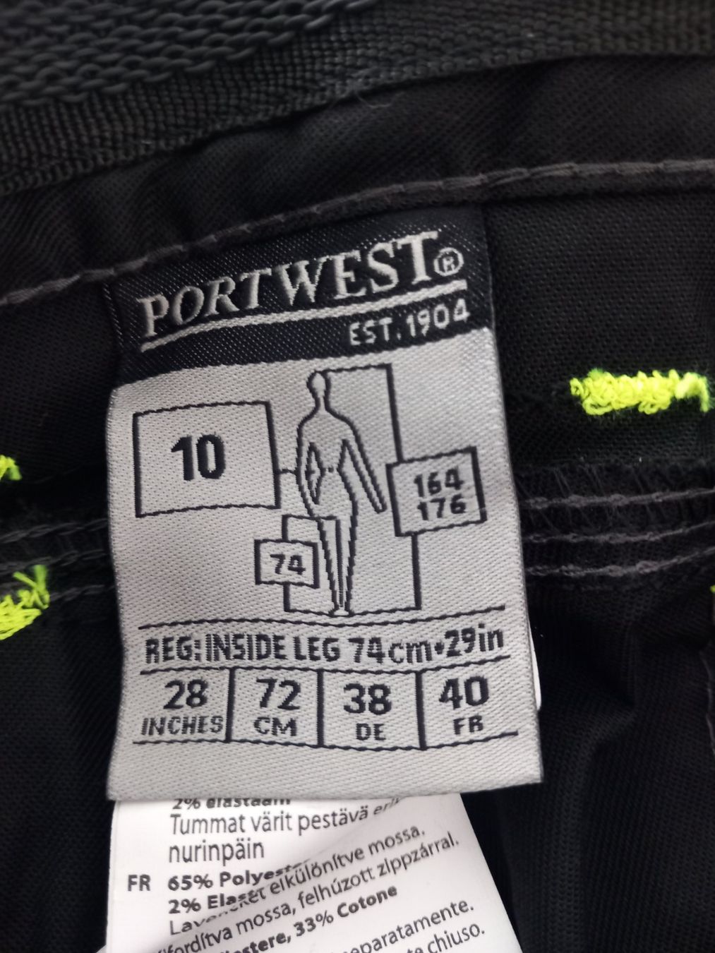 Hosen: Damen Stretch Arbeitshose Portwest Gr.38 – Neu und originalverpackt aus Thun von Beas-Allerlei 3