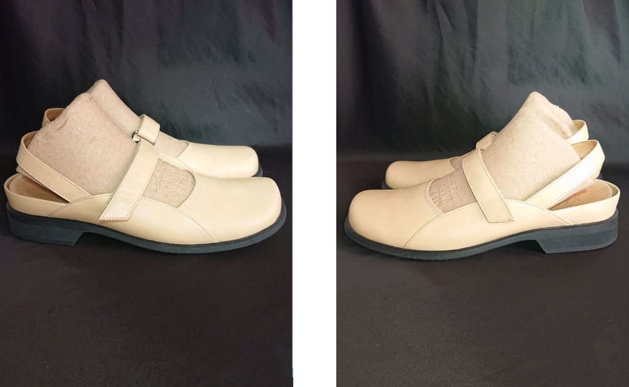 Damenschuhe: Riemchen-Ballerina - VABENE - 38 - Leder - beige – Gebraucht aus Thusis von drd_zy9w 2