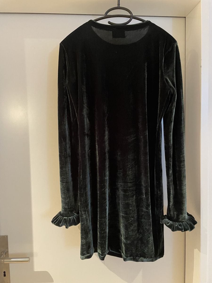 Vestiti: Samtkleid PRETA Design qp, dunkles Grün, Grösse M – Usato da St. Margrethen SG venduto da Lisa0111114 1