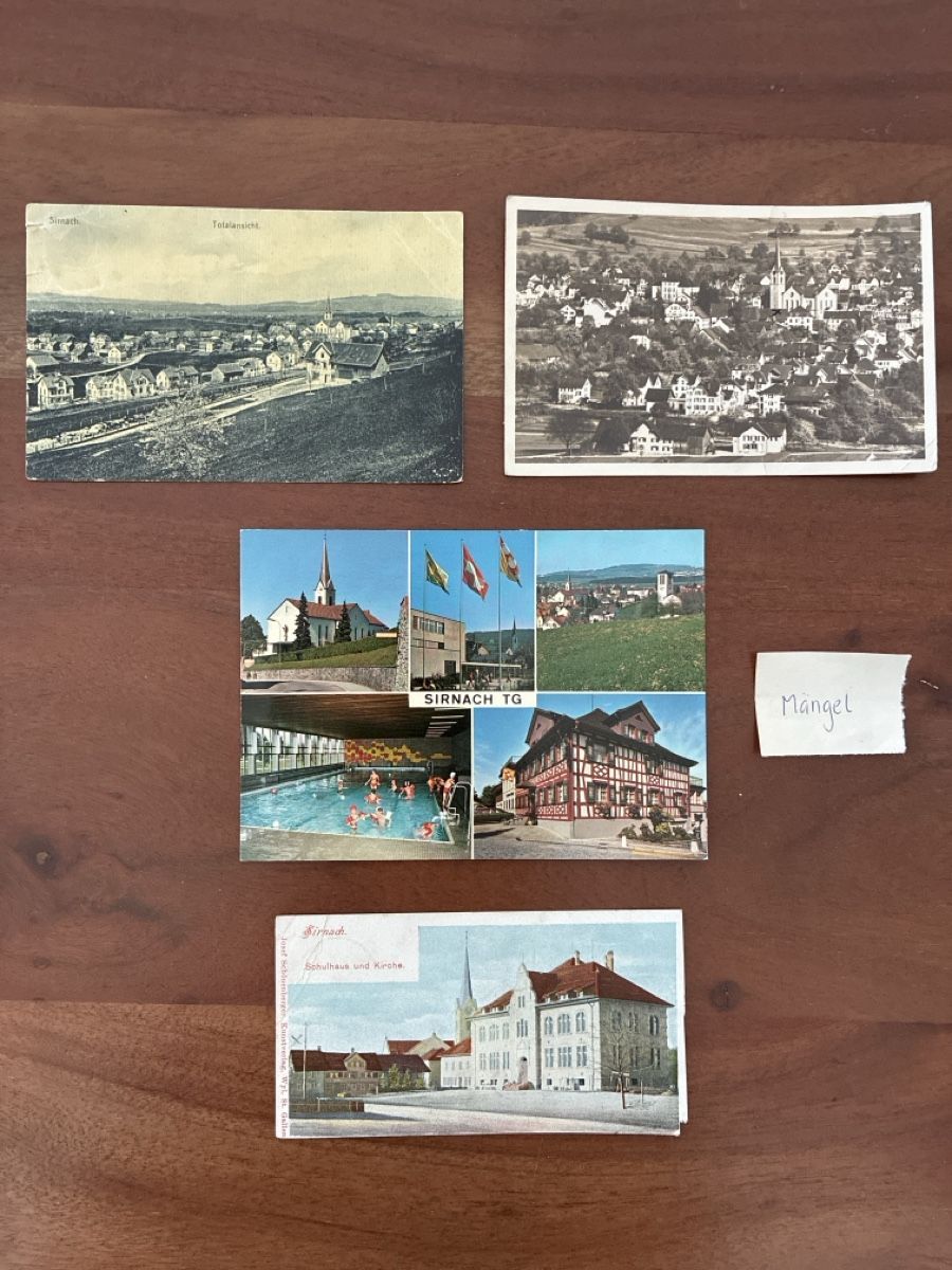 Cartoline postali: 10 Ansichtskarten Schweiz von Sirnach TG – Usato da Oftringen venduto da Cla.vD.74 2