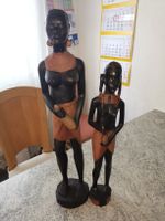 Holzfiguren, Afrika, 2 Stück, Top Zustand, Deko!