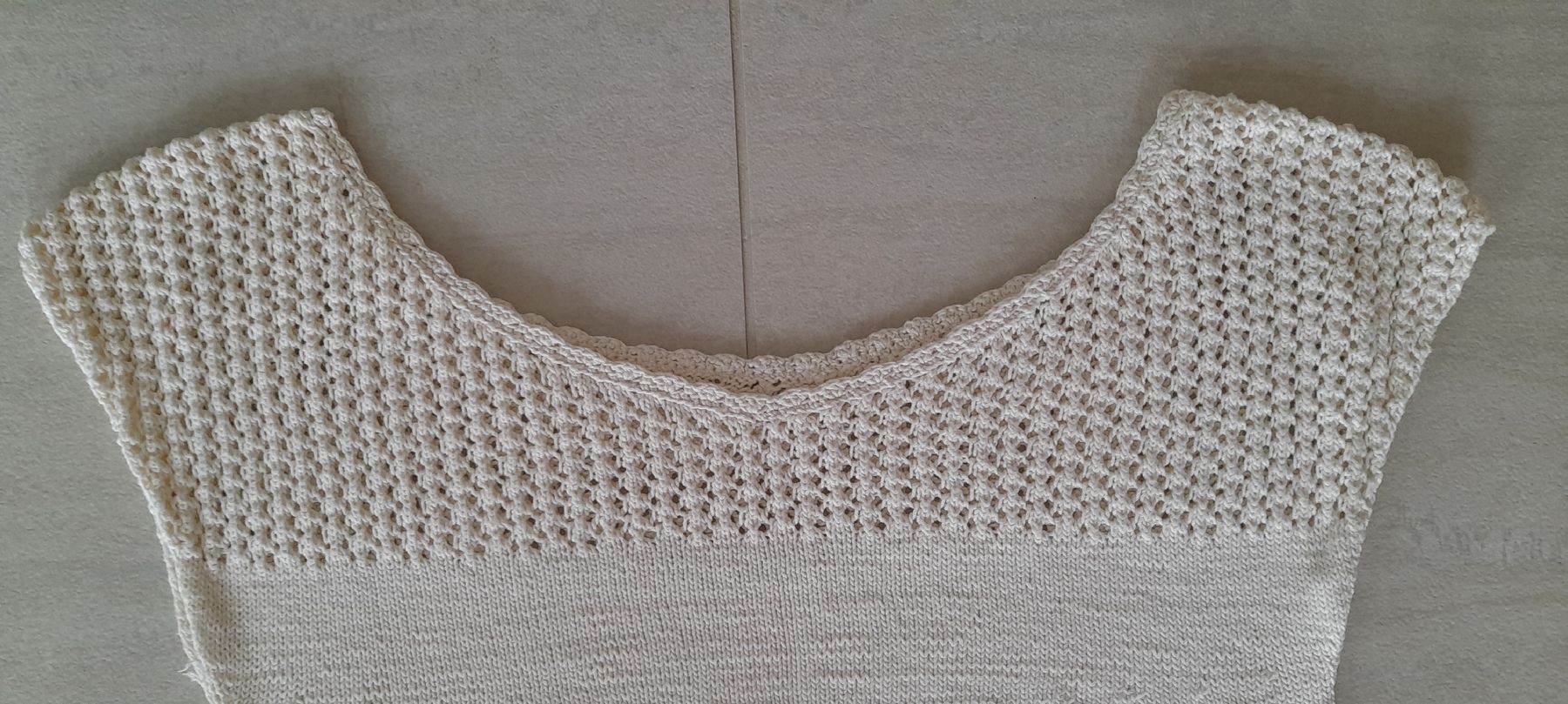 Top: Pull top Pulli T-shirt coton écru 38 - 40 – Nuovo (secondo la descrizione) da ERLINSBACH venduto da doudouce 2