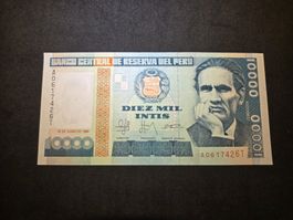 10'000 Intis - Peru - 1988