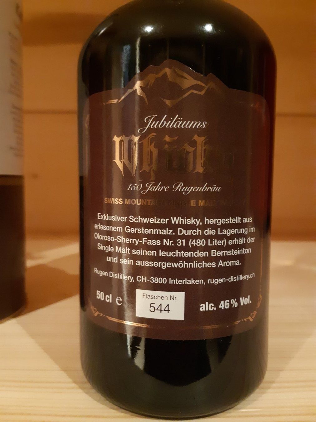 Spirituosen: Single Malt 150 Jahre Rugenbräu – Neu und originalverpackt aus Grindelwald von carro5 3